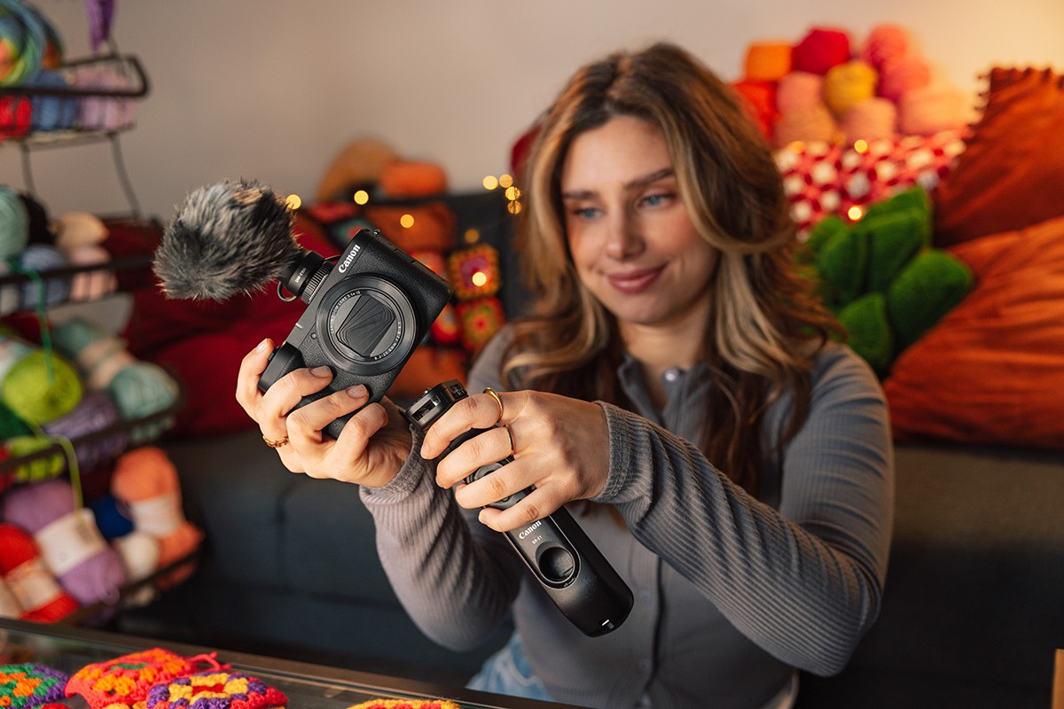 PowerShot V1 mit Content Creatorin