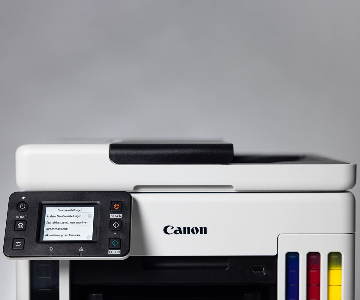 Individualisiere dein Drucker-Display der MAXIFY GX Serie für mehrere Benutzer