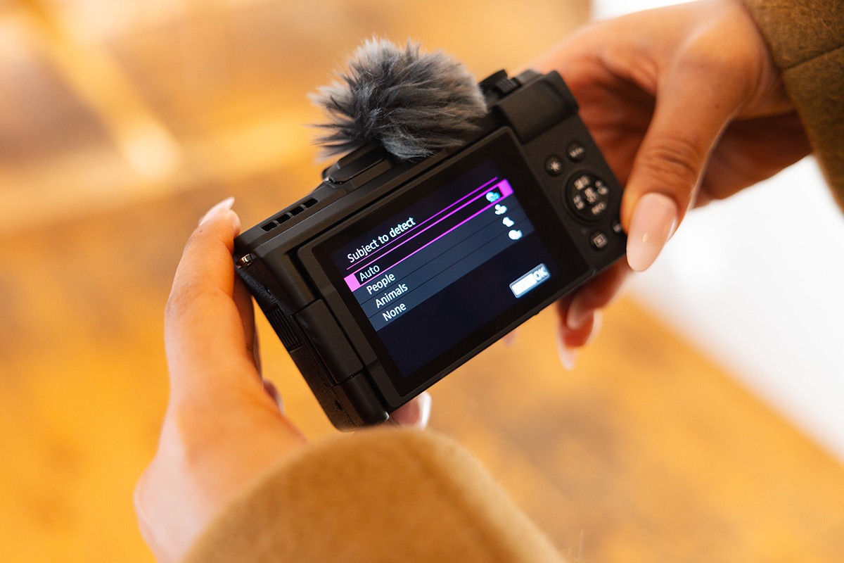  Autofokus-Menü der PowerShot V1