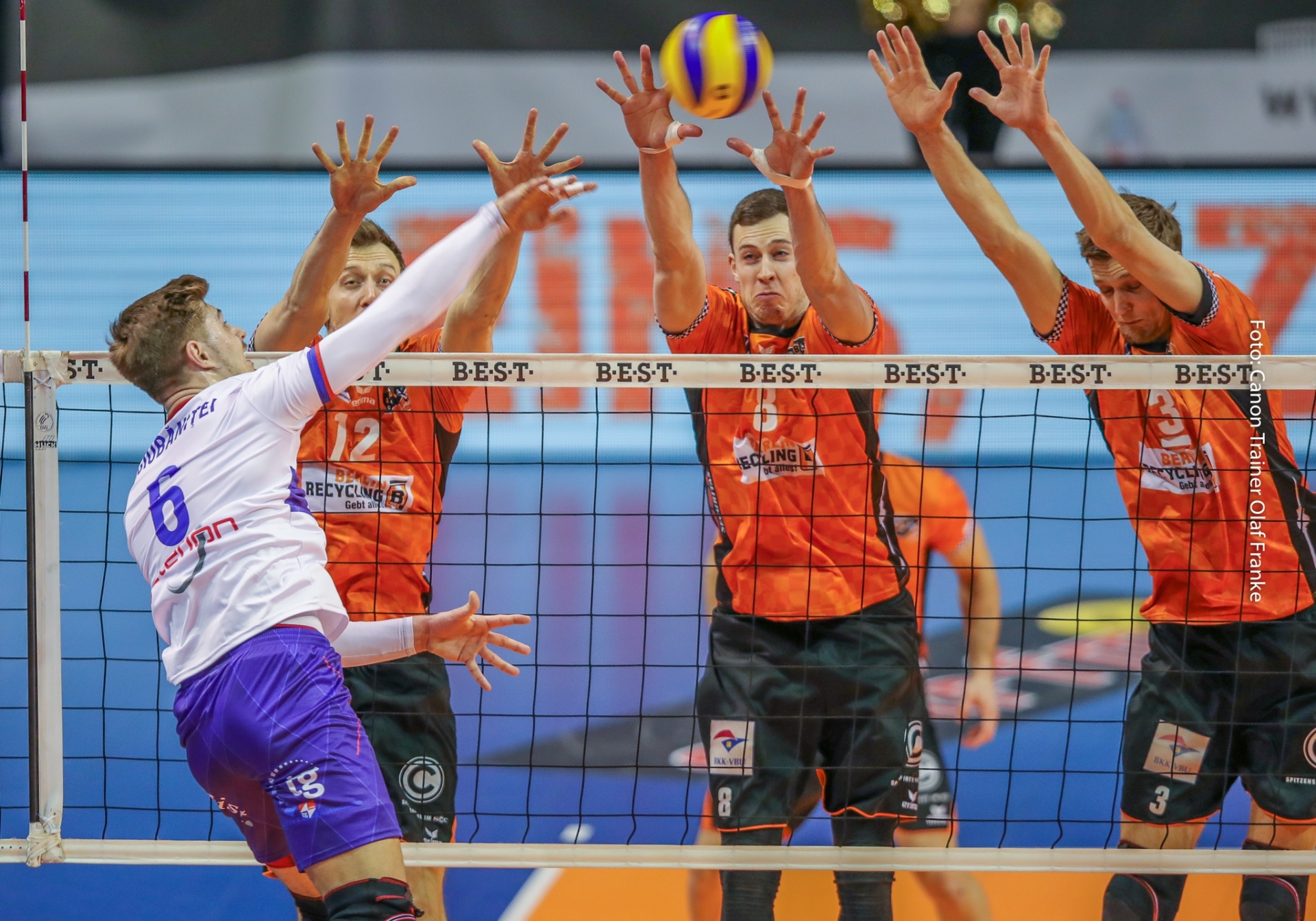 Volleyball Bundesliga bei den BR Volleys, inkl. online Bildbesprechung - Canon Academy Sport