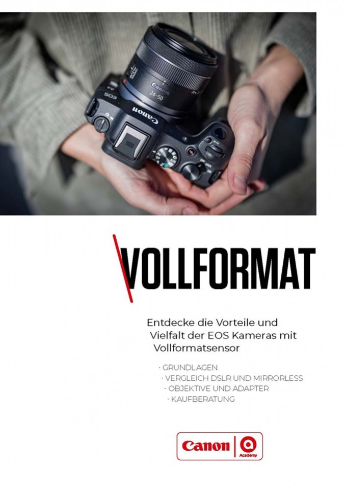 Leitfaden rund um das Thema Vollformat