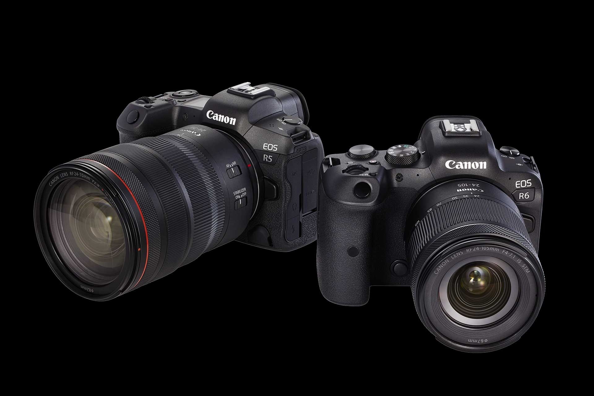 EOS R5, EOS R6, Vollformat, Spiegellos